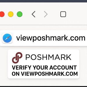 Poshmark account verification, follow the steps in my profile description